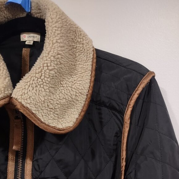 Daniel Cremieux Women's Black quilted jacket Size Medium - Picture 6 of 8